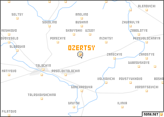 map of Ozertsy
