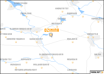 map of Ozimina