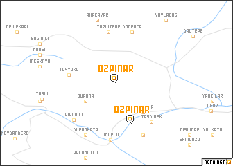 map of Özpınar