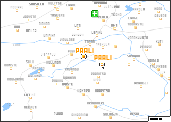 map of Paali