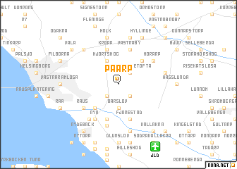 map of Påarp