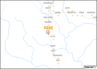 map of Pabé