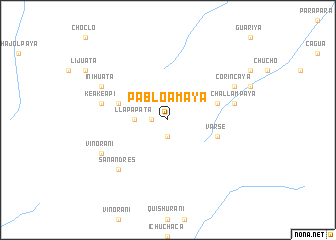 map of Pablo Amaya