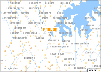 map of Pablón