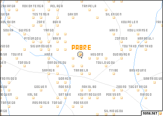 map of Pabré