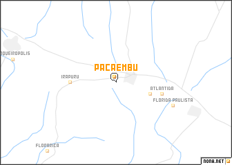 map of Pacaembu