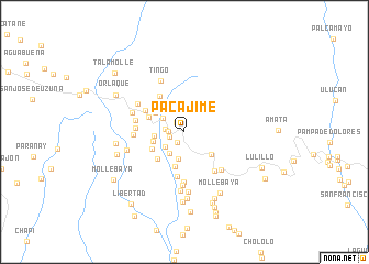 map of Pacajime