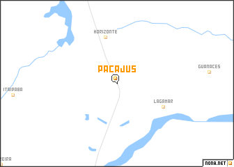 map of Pacajus