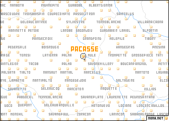 map of Pacasse