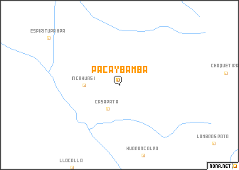 map of Pacaybamba