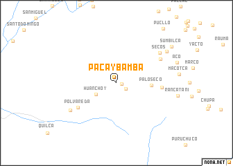 map of Pacaybamba