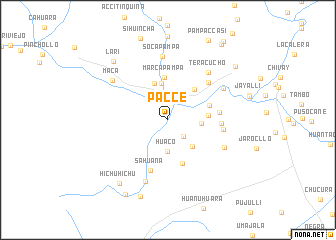 map of Pacce
