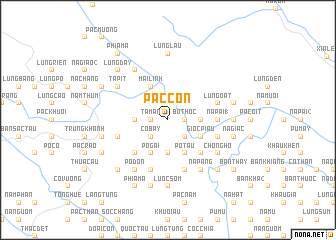 map of Pác Cọn