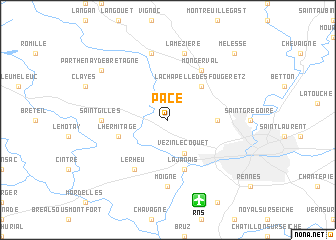 map of Pacé