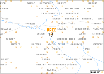 map of Pace