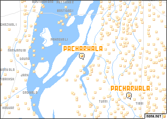 map of Pachārwāla