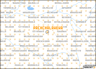 map of Pachchalawewa