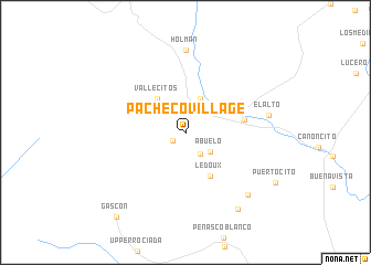 map of Pacheco Village