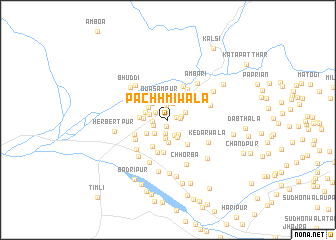 map of Pachhmīwāla