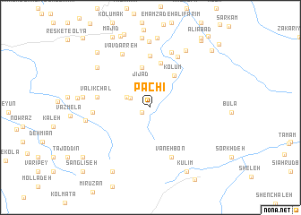 map of Pāchī