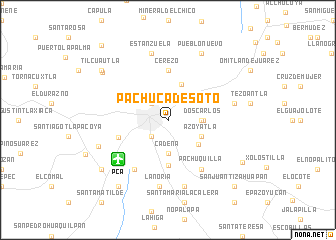 map of Pachuca de Soto