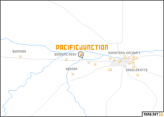 map of Pacific Junction