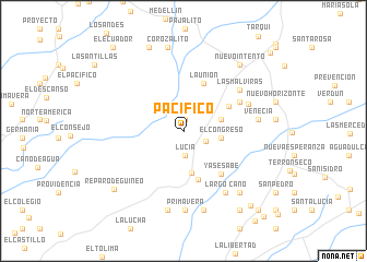 map of Pacífico