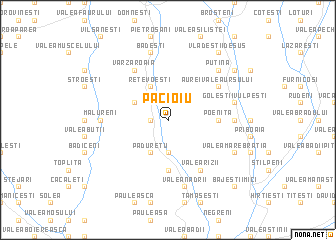 map of Păcioiu