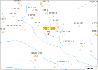 map of Pacire