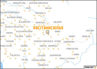 map of Pacita Hacienda