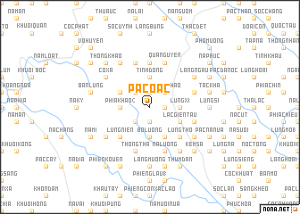 map of Pác Oạc