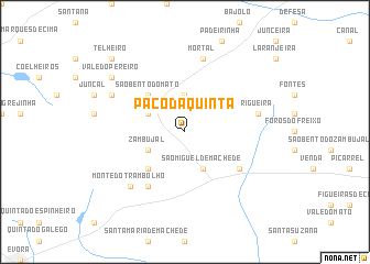 map of Paço da Quinta