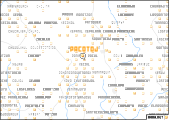 map of Pacotoj