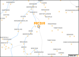 map of Pacova