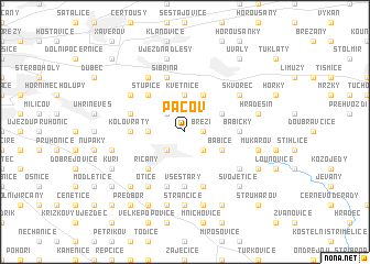 map of Pacov