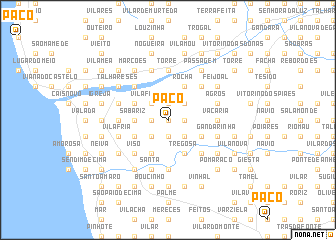 map of Paço