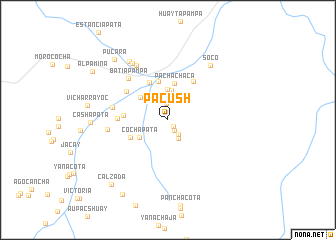 map of Pacush