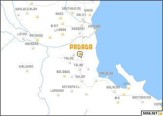 map of Padada