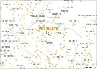 map of Padalište