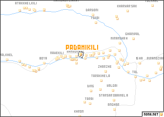map of Pādami Kili