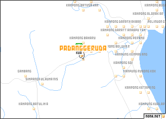 map of Padang Geruda