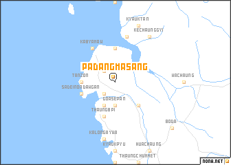 map of Padang Masang