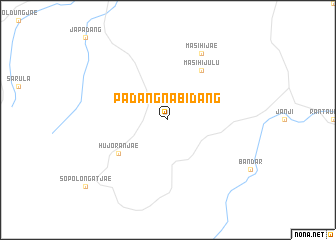 map of Padangnabidang