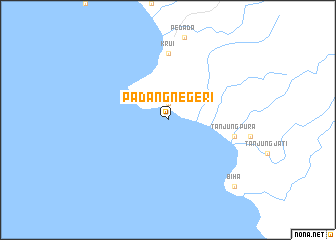 map of Padangnegeri