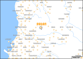 map of Padan