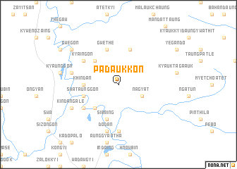 map of Padaukkon