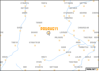 map of Padawgyi