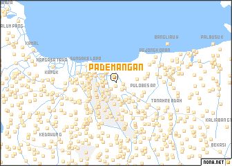 map of Pademangan
