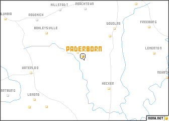 map of Paderborn