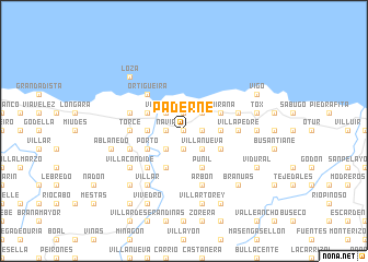 map of Paderne